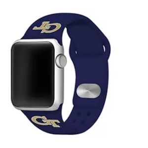 Georgia Tech Navy blue silicone Apple Watch 38/40mm band. New with tags.